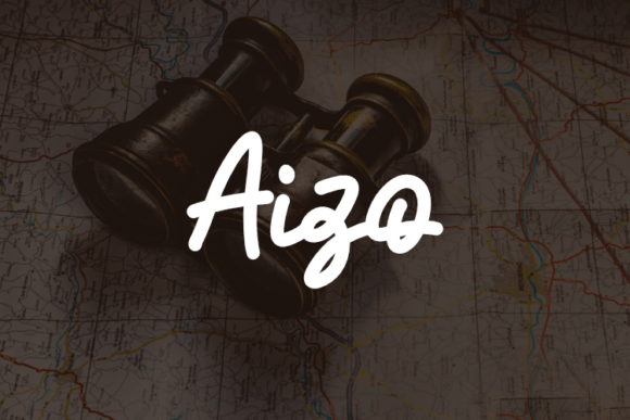 Aizo Typeface: A Spirited Script for Brand Identity
