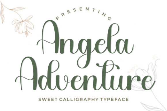 Angela Adventure: A Whimsical Typeface for Modern Branding