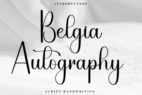 Belgia Autography: A Warm Typeface for Modern Web Design