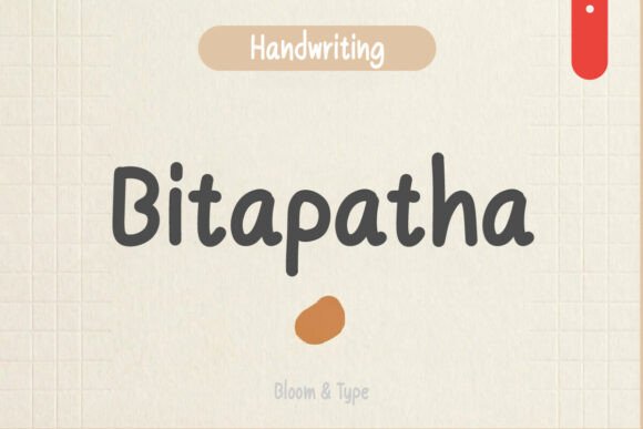 Bitapatha: A Friendly Handwritten Font for Web Design