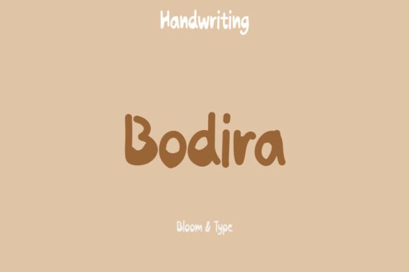 Bodira: A Playful Handwritten Font for Web Design