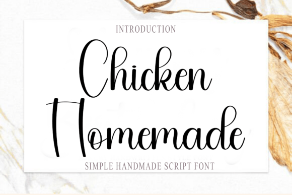 Chicken Homemade: A Festive Typeface for Editorial Design