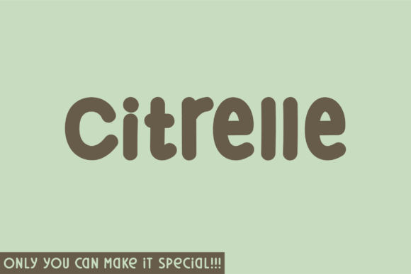 Citrelle: A Unique Handwritten Font for Crafters