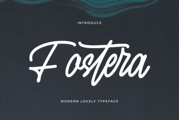 Fostera Font: A Casual Script for Branding