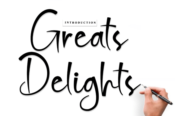 Greats Delights: A Script Font for Brand Identity