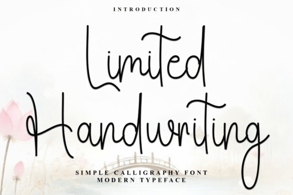 Limited Handwriting Typeface for Clear Campaigns