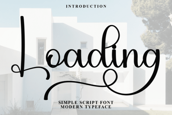 Loading Font: A Soft Script for Editorial Design