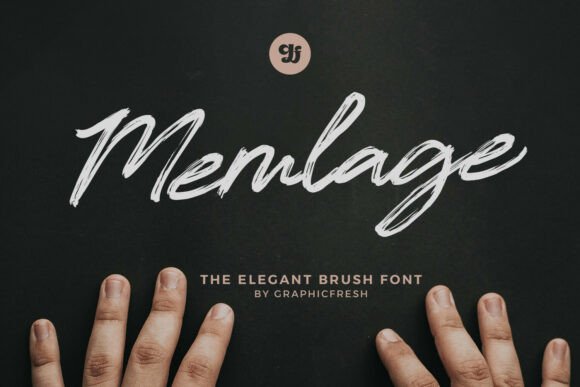 Memlage: A Premium Brush Font for Editorial Design