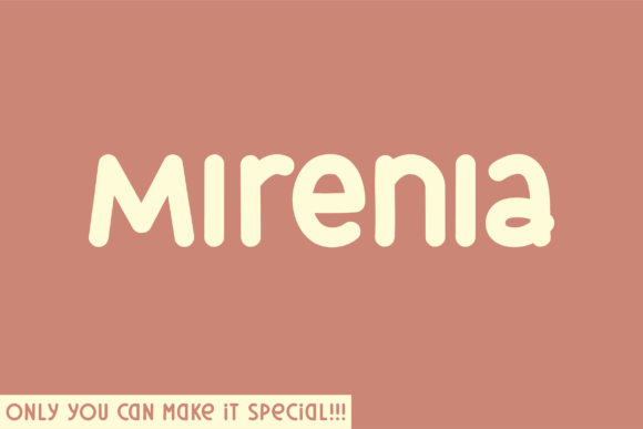 Mirenia: A Handwritten Typeface for Editorial Soul