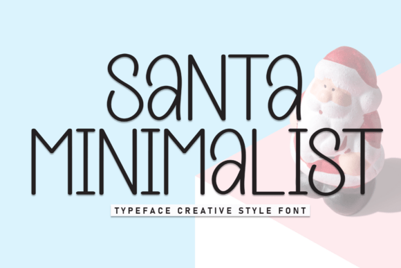 Santa Minimalist: A Modern Holiday Typeface