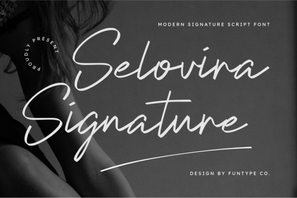 Selovina Signature Font: Bold Script for Branding