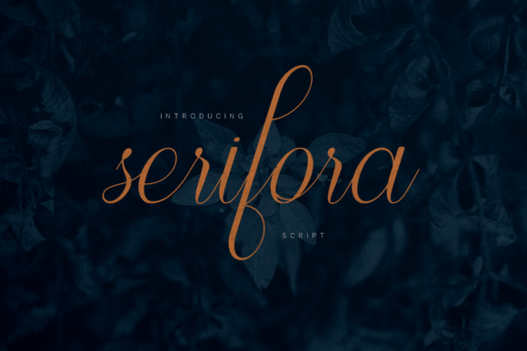 Serifora: A Modern Script Font for Elegant Branding