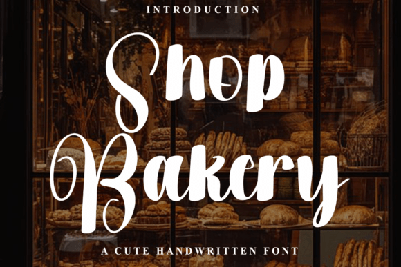 Shop Bakery: A Festive Typeface for Holiday Marketing