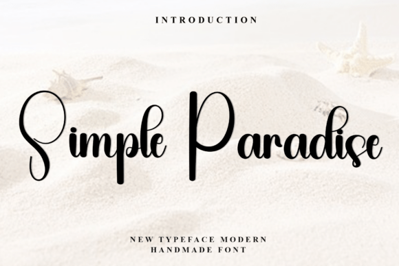 Simple Paradise: A Handmade Font for Editorial Calm