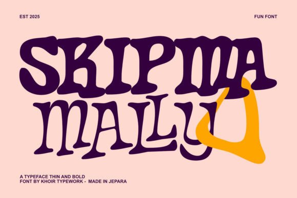 Skipma Mally: A Playful Script Font for Bold Marketing