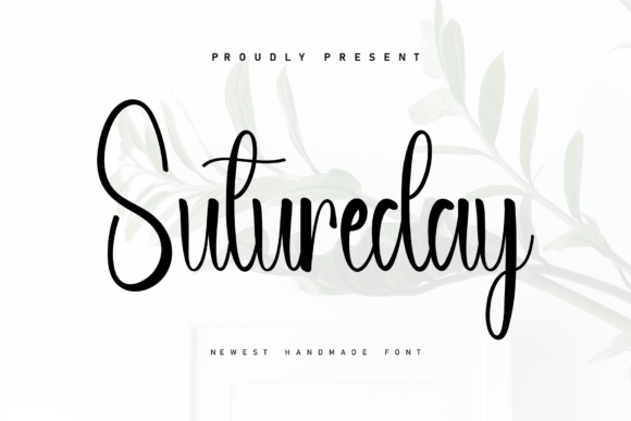 Sutureday Font: A Handwritten Typeface for Branding