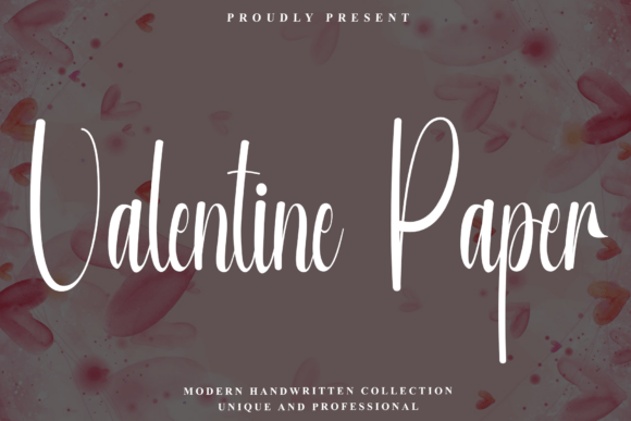 Valentine Paper: A Crisp Handwritten Typeface for Modern Brands