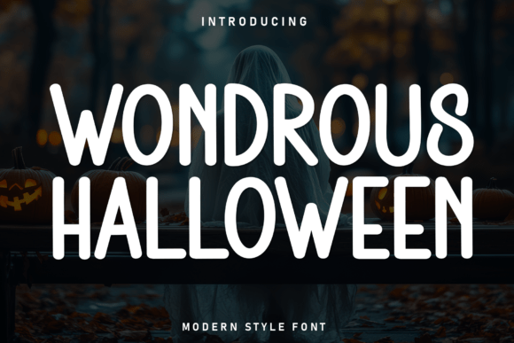 Wondrous Halloween Font: A Whimsical Typeface for Branding